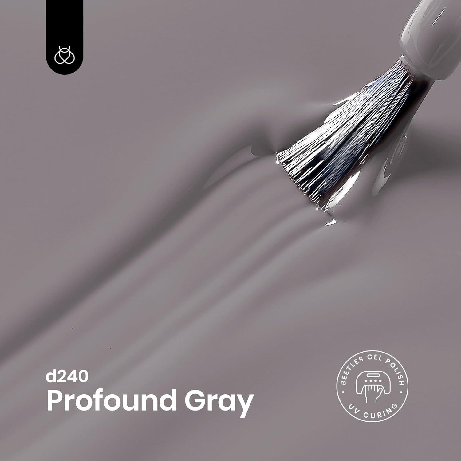 imageBeetles Galaxy Wish Silver Cat Eye Gel Nail Polish  15ML Christmas Silver Glitter Cat Eye Gel Polish with Magnet Soak Off UV Velvet Nail Polish Salon DIY Manicure Winter Gift for Women18Profound Gray