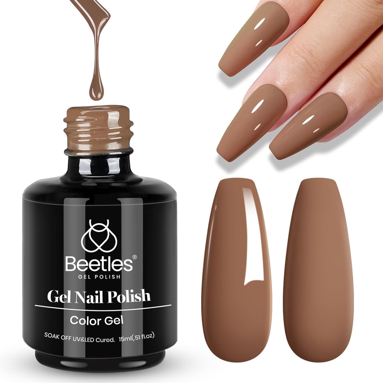 imageBeetles Galaxy Wish Silver Cat Eye Gel Nail Polish  15ML Christmas Silver Glitter Cat Eye Gel Polish with Magnet Soak Off UV Velvet Nail Polish Salon DIY Manicure Winter Gift for Women13Beyonce Caramel