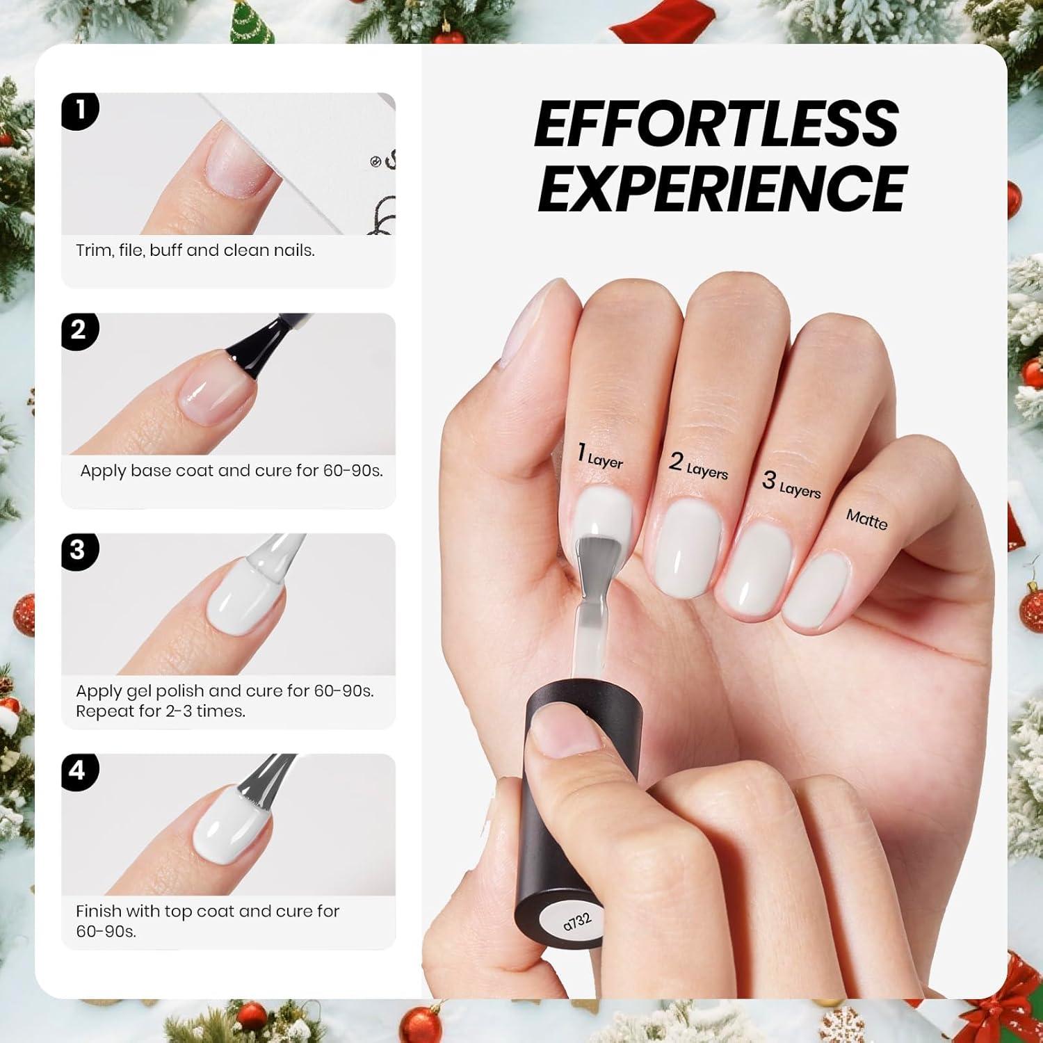 imageBeetles Galaxy Wish Silver Cat Eye Gel Nail Polish  15ML Christmas Silver Glitter Cat Eye Gel Polish with Magnet Soak Off UV Velvet Nail Polish Salon DIY Manicure Winter Gift for Women000Winters Glee