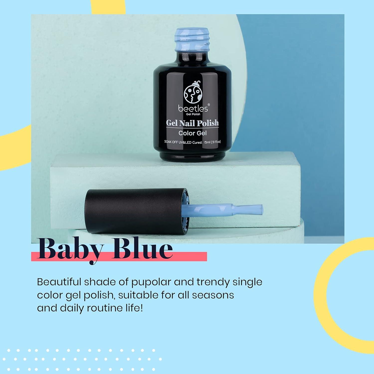 imageBeetles Galaxy Wish Silver Cat Eye Gel Nail Polish  15ML Christmas Silver Glitter Cat Eye Gel Polish with Magnet Soak Off UV Velvet Nail Polish Salon DIY Manicure Winter Gift for Women120Baby Blue