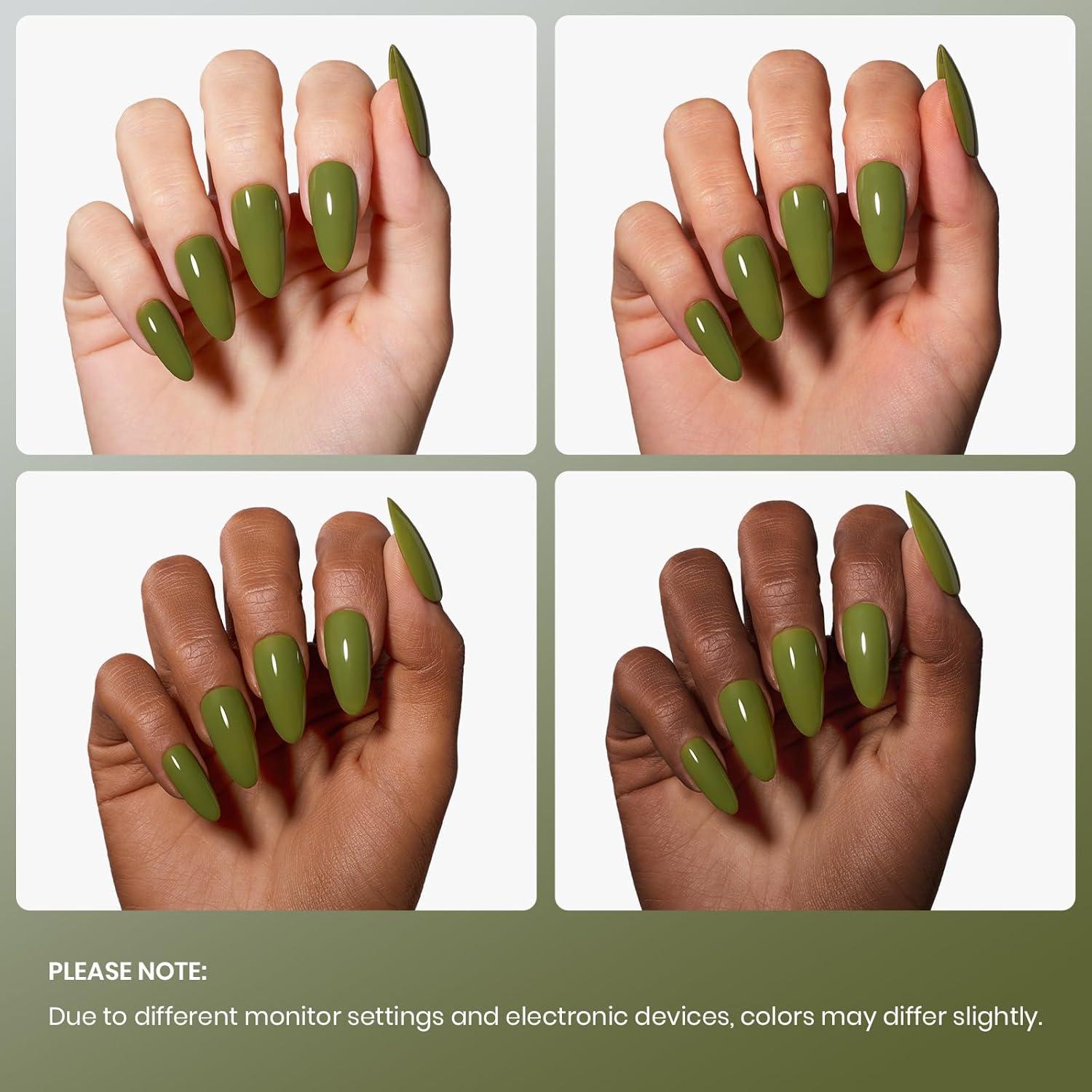 imageBeetles Galaxy Wish Silver Cat Eye Gel Nail Polish  15ML Christmas Silver Glitter Cat Eye Gel Polish with Magnet Soak Off UV Velvet Nail Polish Salon DIY Manicure Winter Gift for Women76Moss Green