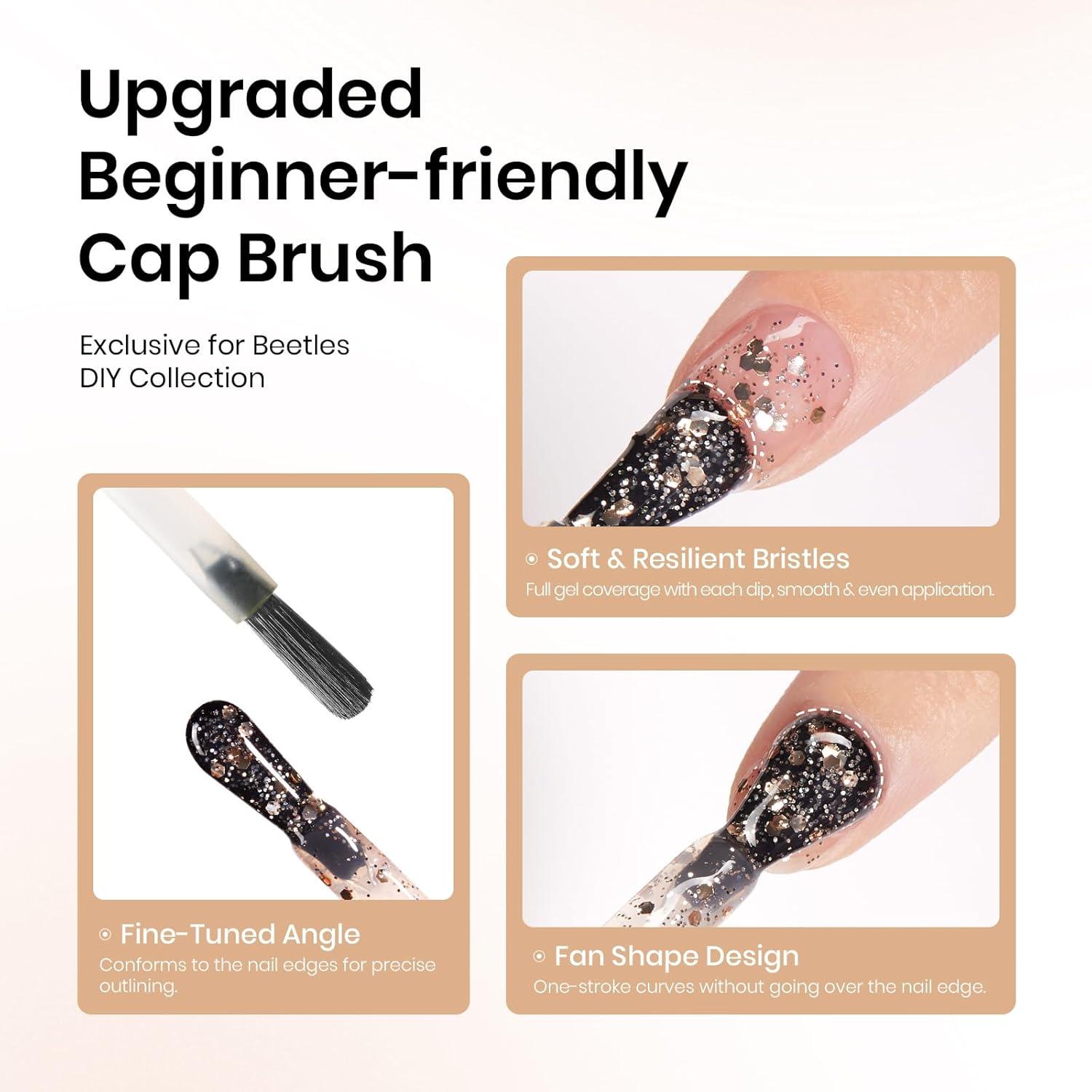 imageBeetles Galaxy Wish Silver Cat Eye Gel Nail Polish  15ML Christmas Silver Glitter Cat Eye Gel Polish with Magnet Soak Off UV Velvet Nail Polish Salon DIY Manicure Winter Gift for Women66Dancing Glitter