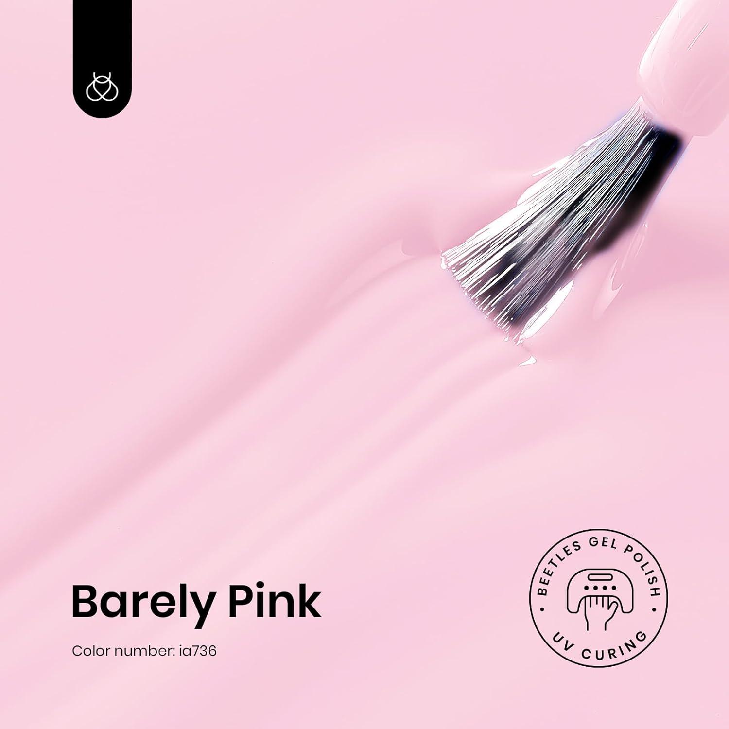 imageBeetles Galaxy Wish Silver Cat Eye Gel Nail Polish  15ML Christmas Silver Glitter Cat Eye Gel Polish with Magnet Soak Off UV Velvet Nail Polish Salon DIY Manicure Winter Gift for Women0BBarely Pink