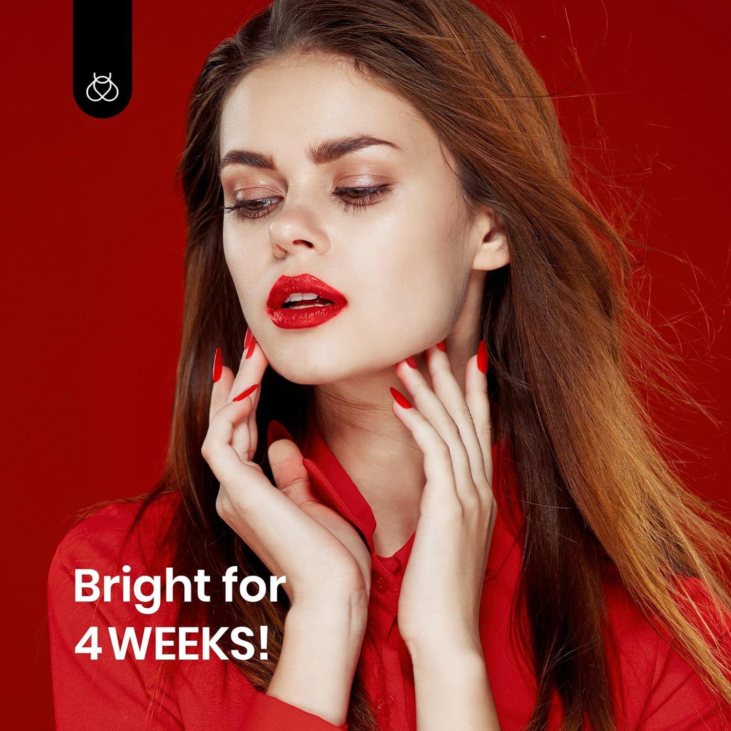 imageBeetles Galaxy Wish Silver Cat Eye Gel Nail Polish  15ML Christmas Silver Glitter Cat Eye Gel Polish with Magnet Soak Off UV Velvet Nail Polish Salon DIY Manicure Winter Gift for Women0Scarlet Red