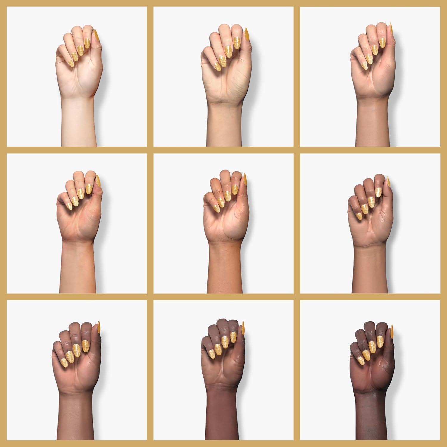 imageBeetles Galaxy Wish Silver Cat Eye Gel Nail Polish  15ML Christmas Silver Glitter Cat Eye Gel Polish with Magnet Soak Off UV Velvet Nail Polish Salon DIY Manicure Winter Gift for Women75Champagne Gold