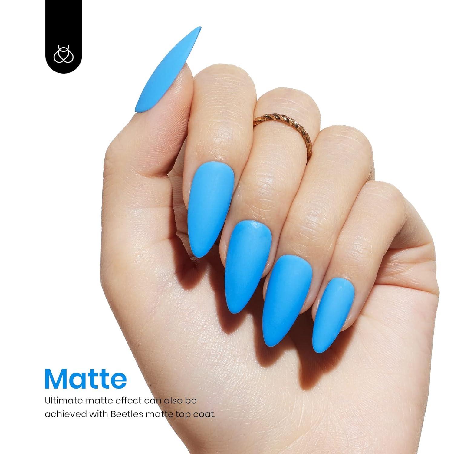 imageBeetles Galaxy Wish Silver Cat Eye Gel Nail Polish  15ML Christmas Silver Glitter Cat Eye Gel Polish with Magnet Soak Off UV Velvet Nail Polish Salon DIY Manicure Winter Gift for Women113Aquarius Blue