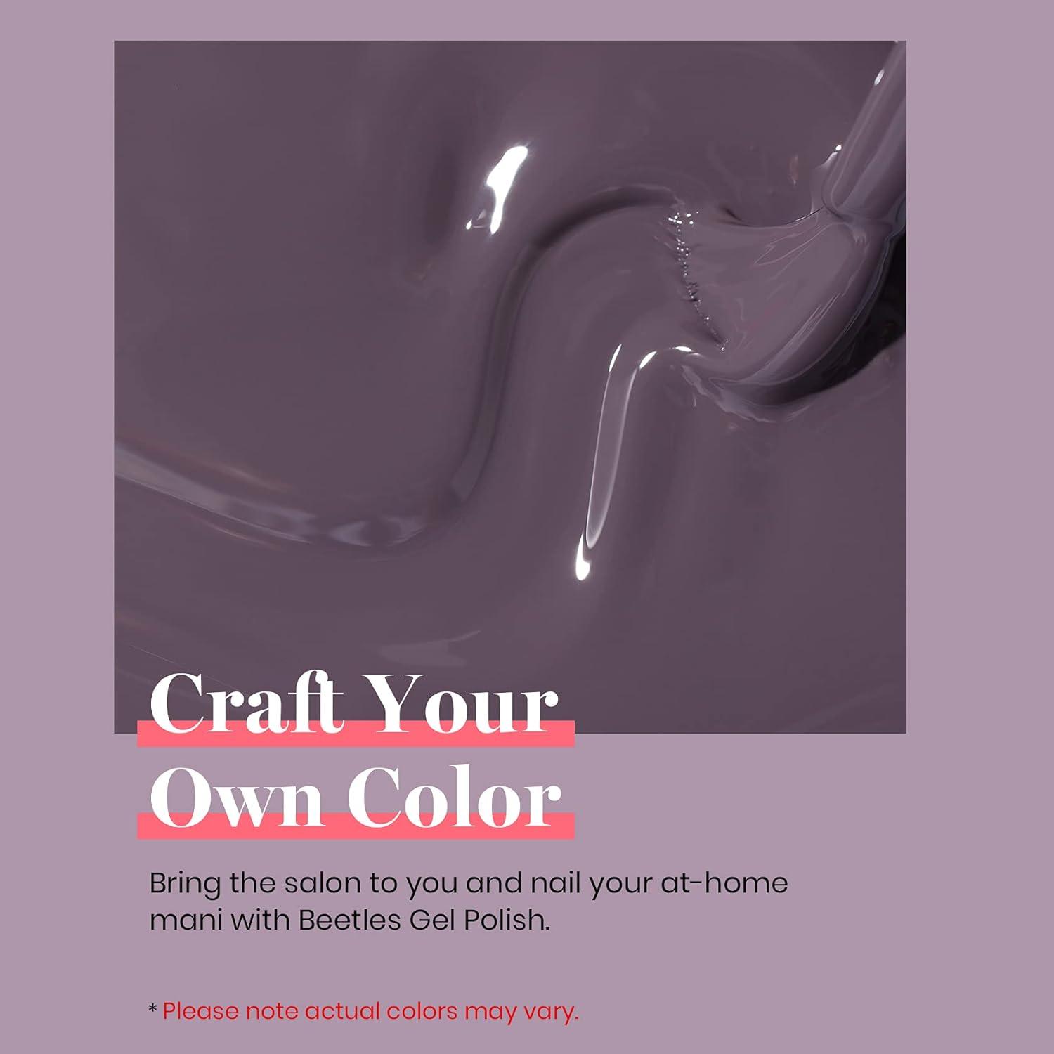 imageBeetles Galaxy Wish Silver Cat Eye Gel Nail Polish  15ML Christmas Silver Glitter Cat Eye Gel Polish with Magnet Soak Off UV Velvet Nail Polish Salon DIY Manicure Winter Gift for Women10Grayish Purple