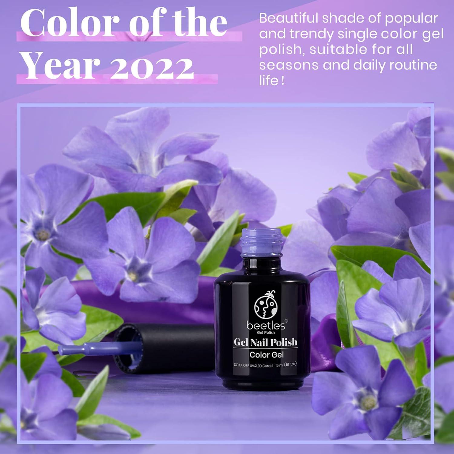 imageBeetles Galaxy Wish Silver Cat Eye Gel Nail Polish  15ML Christmas Silver Glitter Cat Eye Gel Polish with Magnet Soak Off UV Velvet Nail Polish Salon DIY Manicure Winter Gift for Women65Perivinkle