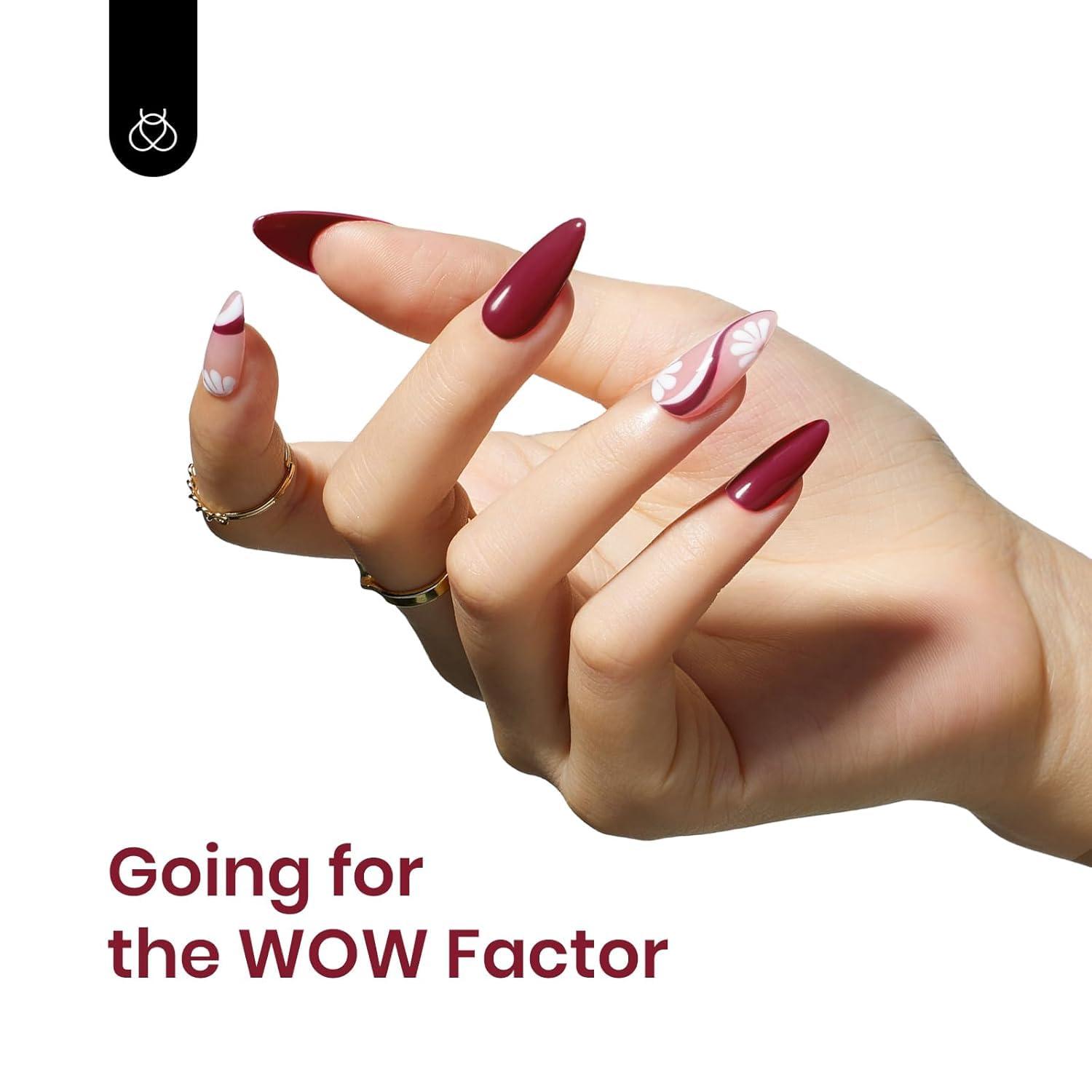 imageBeetles Galaxy Wish Silver Cat Eye Gel Nail Polish  15ML Christmas Silver Glitter Cat Eye Gel Polish with Magnet Soak Off UV Velvet Nail Polish Salon DIY Manicure Winter Gift for Women7Mulled Wine