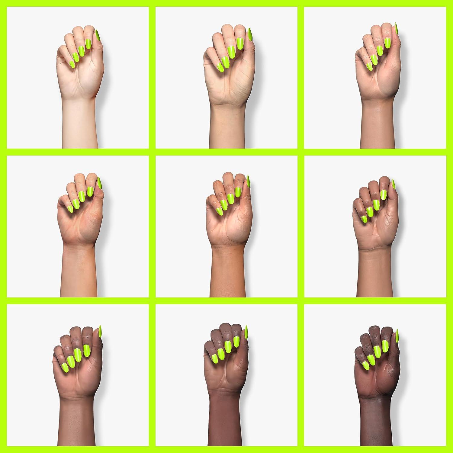 imageBeetles Galaxy Wish Silver Cat Eye Gel Nail Polish  15ML Christmas Silver Glitter Cat Eye Gel Polish with Magnet Soak Off UV Velvet Nail Polish Salon DIY Manicure Winter Gift for Women117Vibrant Lime