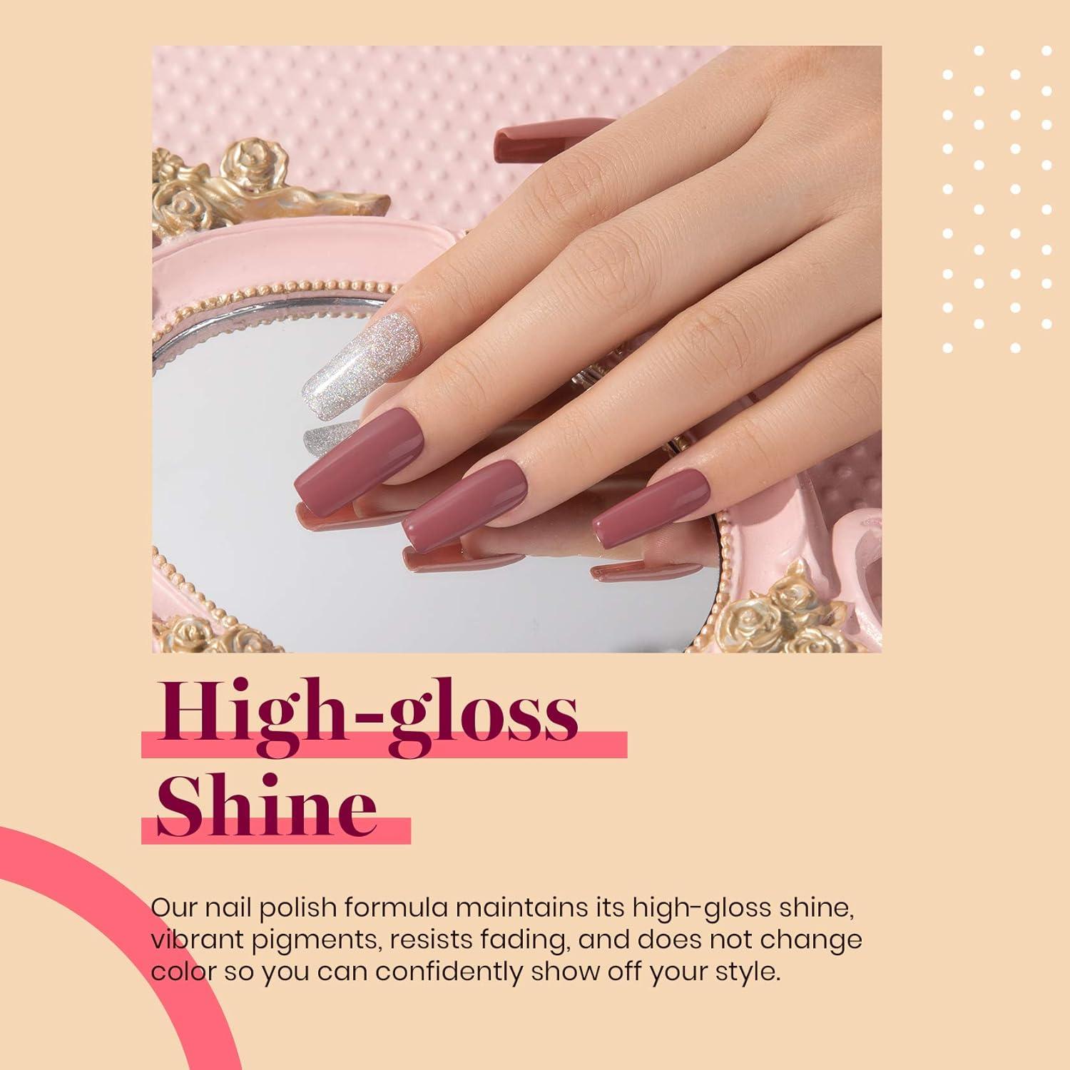 imageBeetles Galaxy Wish Silver Cat Eye Gel Nail Polish  15ML Christmas Silver Glitter Cat Eye Gel Polish with Magnet Soak Off UV Velvet Nail Polish Salon DIY Manicure Winter Gift for Women72Dusty Rose