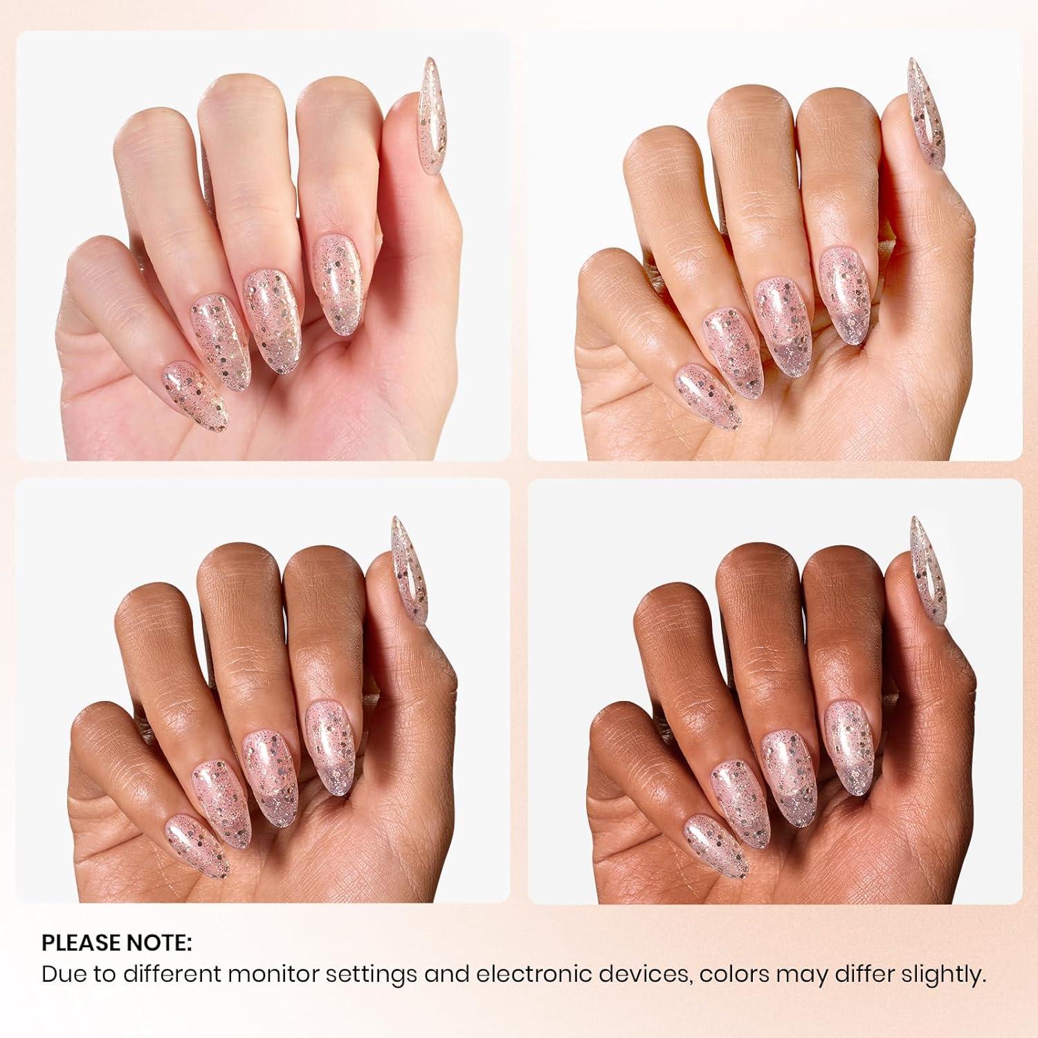 imageBeetles Galaxy Wish Silver Cat Eye Gel Nail Polish  15ML Christmas Silver Glitter Cat Eye Gel Polish with Magnet Soak Off UV Velvet Nail Polish Salon DIY Manicure Winter Gift for Women66Dancing Glitter