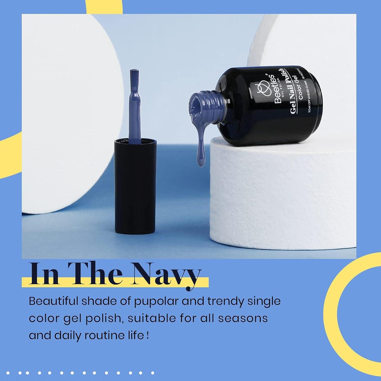 imageBeetles Galaxy Wish Silver Cat Eye Gel Nail Polish  15ML Christmas Silver Glitter Cat Eye Gel Polish with Magnet Soak Off UV Velvet Nail Polish Salon DIY Manicure Winter Gift for Women15Grayish Blue