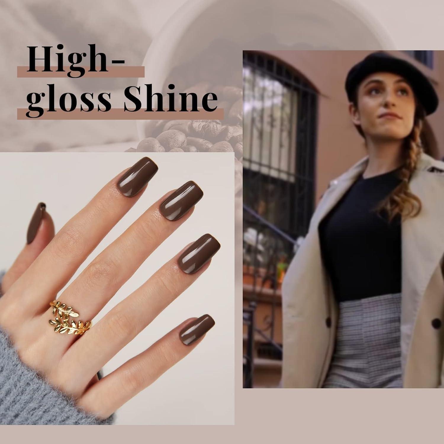 imageBeetles Galaxy Wish Silver Cat Eye Gel Nail Polish  15ML Christmas Silver Glitter Cat Eye Gel Polish with Magnet Soak Off UV Velvet Nail Polish Salon DIY Manicure Winter Gift for Women6Gray Brown