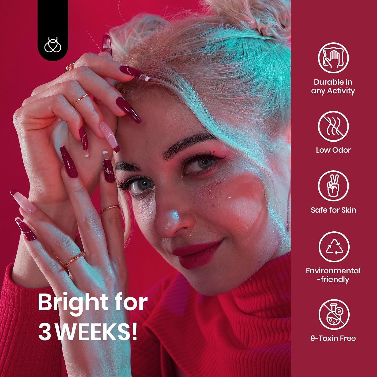 imageBeetles Galaxy Wish Silver Cat Eye Gel Nail Polish  15ML Christmas Silver Glitter Cat Eye Gel Polish with Magnet Soak Off UV Velvet Nail Polish Salon DIY Manicure Winter Gift for Women7Mulled Wine