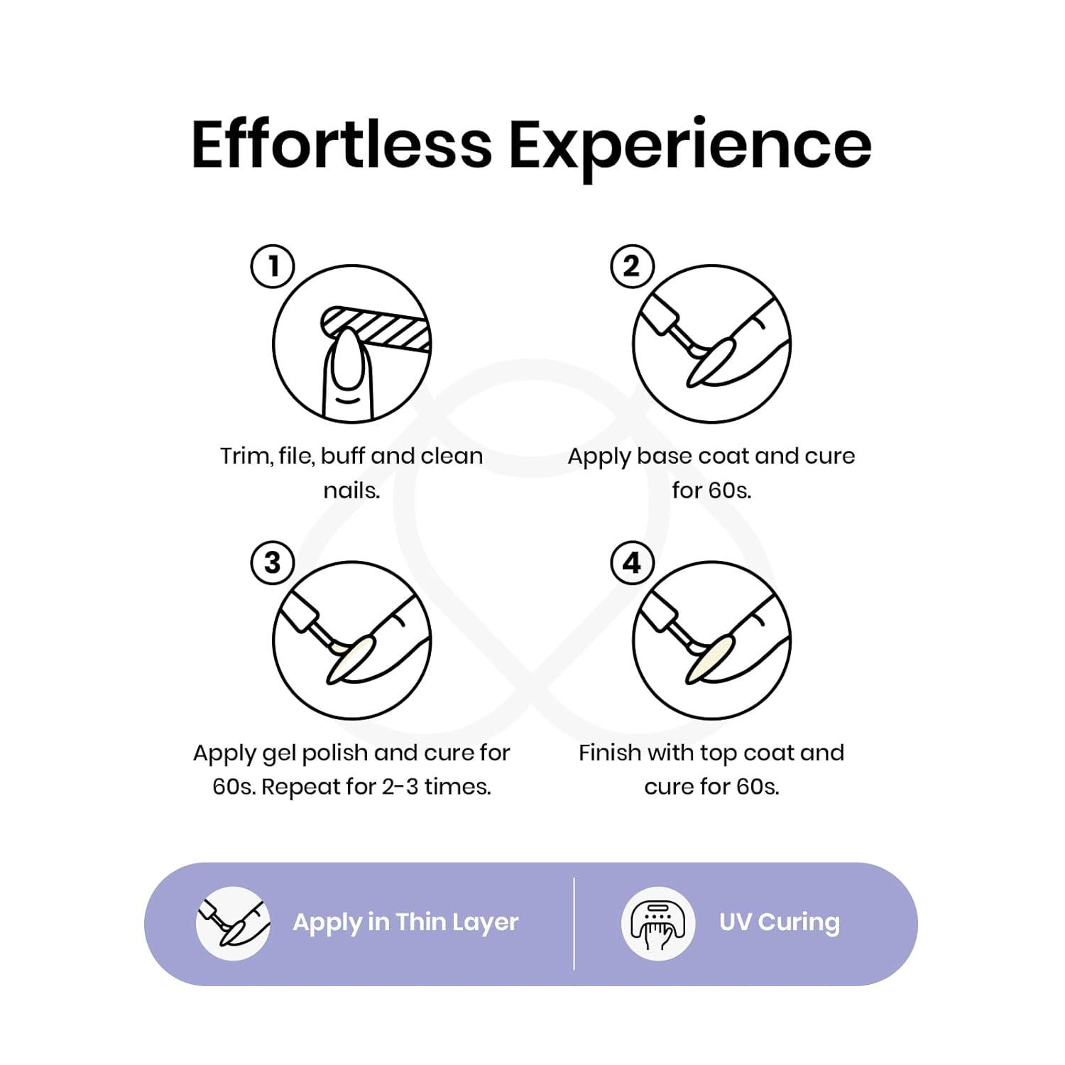 imageBeetles Halloween Gel Nail Polish  Luminous Orange Glow in the Dark Gel Polish Soak Off Uv LED Nail Lamp Halloween Nail Art Manicure Salon DIY Home 05OzPearlescent White