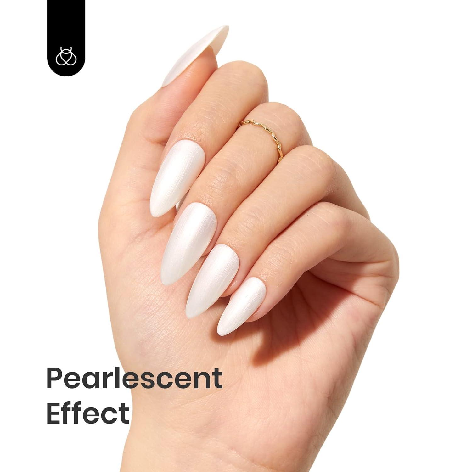 imageBeetles Halloween Gel Nail Polish  Luminous Orange Glow in the Dark Gel Polish Soak Off Uv LED Nail Lamp Halloween Nail Art Manicure Salon DIY Home 05OzSNacre Shell