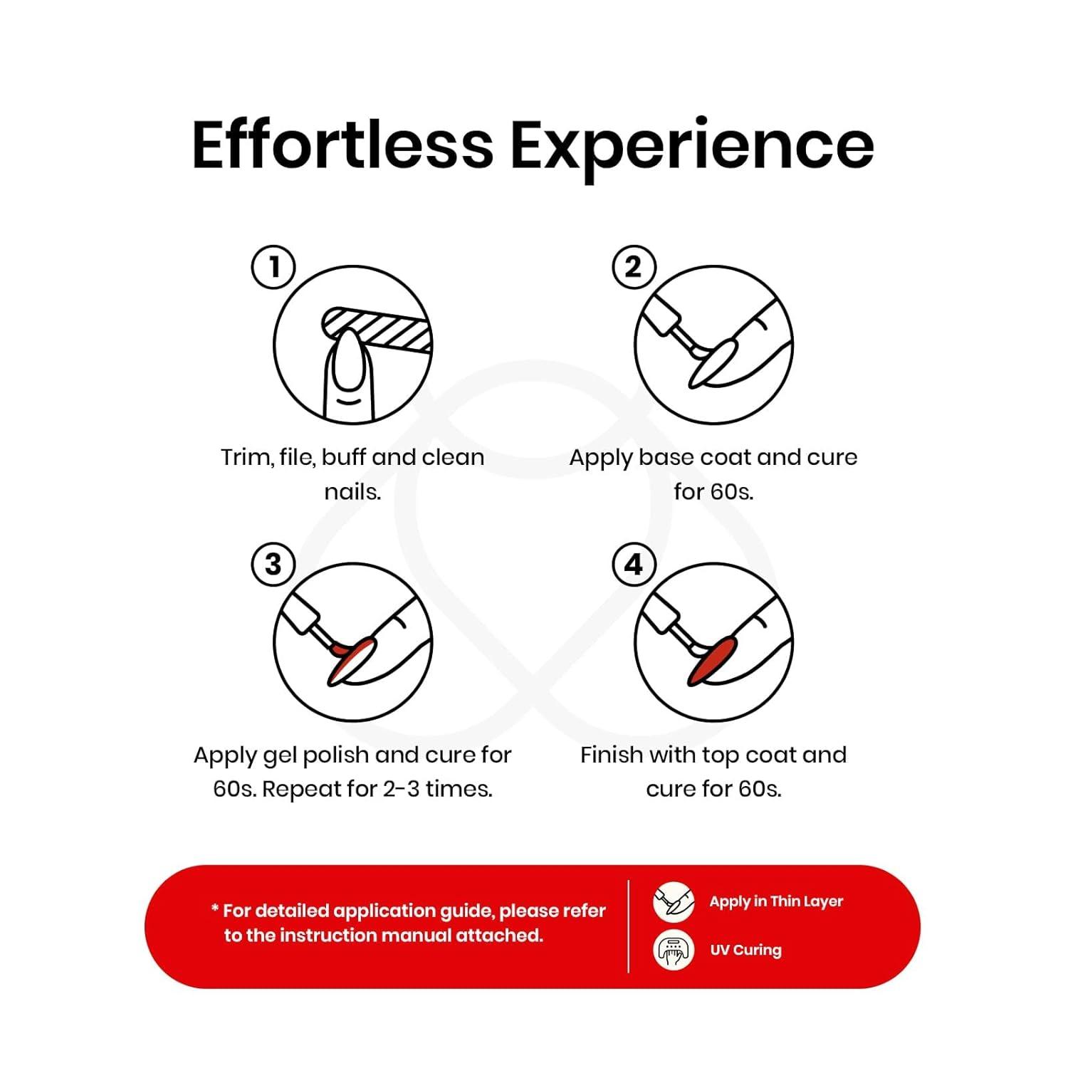 imageBeetles Halloween Gel Nail Polish  Luminous Orange Glow in the Dark Gel Polish Soak Off Uv LED Nail Lamp Halloween Nail Art Manicure Salon DIY Home 05Oz1Red