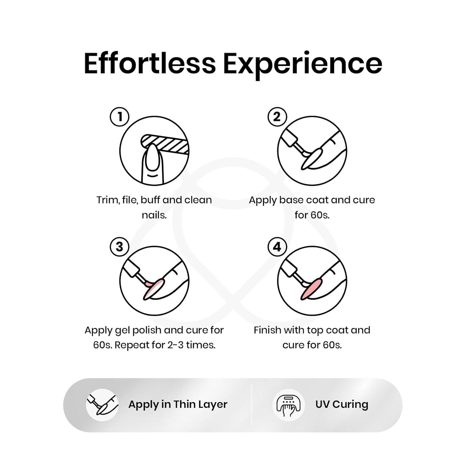 imageBeetles Halloween Gel Nail Polish  Luminous Orange Glow in the Dark Gel Polish Soak Off Uv LED Nail Lamp Halloween Nail Art Manicure Salon DIY Home 05Oz02Pcs White