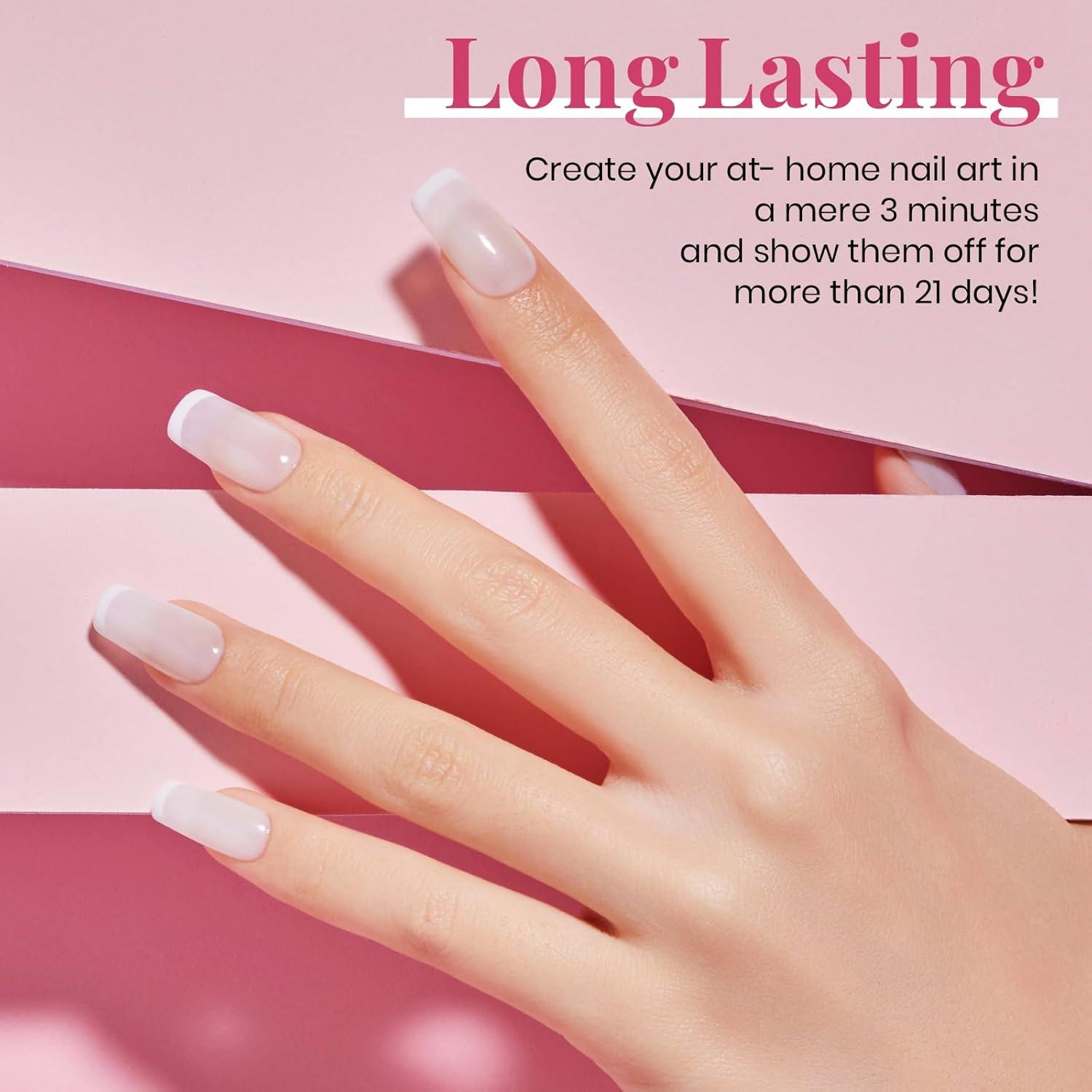 imageBeetles Halloween Gel Nail Polish  Luminous Orange Glow in the Dark Gel Polish Soak Off Uv LED Nail Lamp Halloween Nail Art Manicure Salon DIY Home 05Oz2Milky White Gel