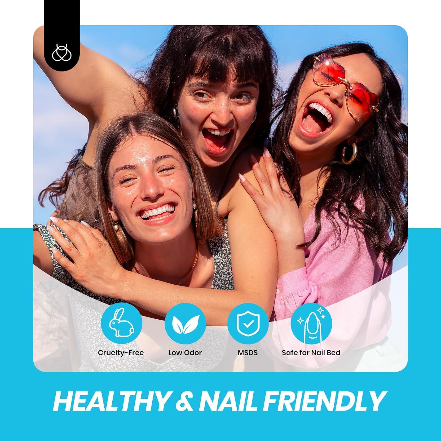 imageBeetles Halloween Gel Nail Polish  Luminous Orange Glow in the Dark Gel Polish Soak Off Uv LED Nail Lamp Halloween Nail Art Manicure Salon DIY Home 05OzMystic Blue Lagoonf272