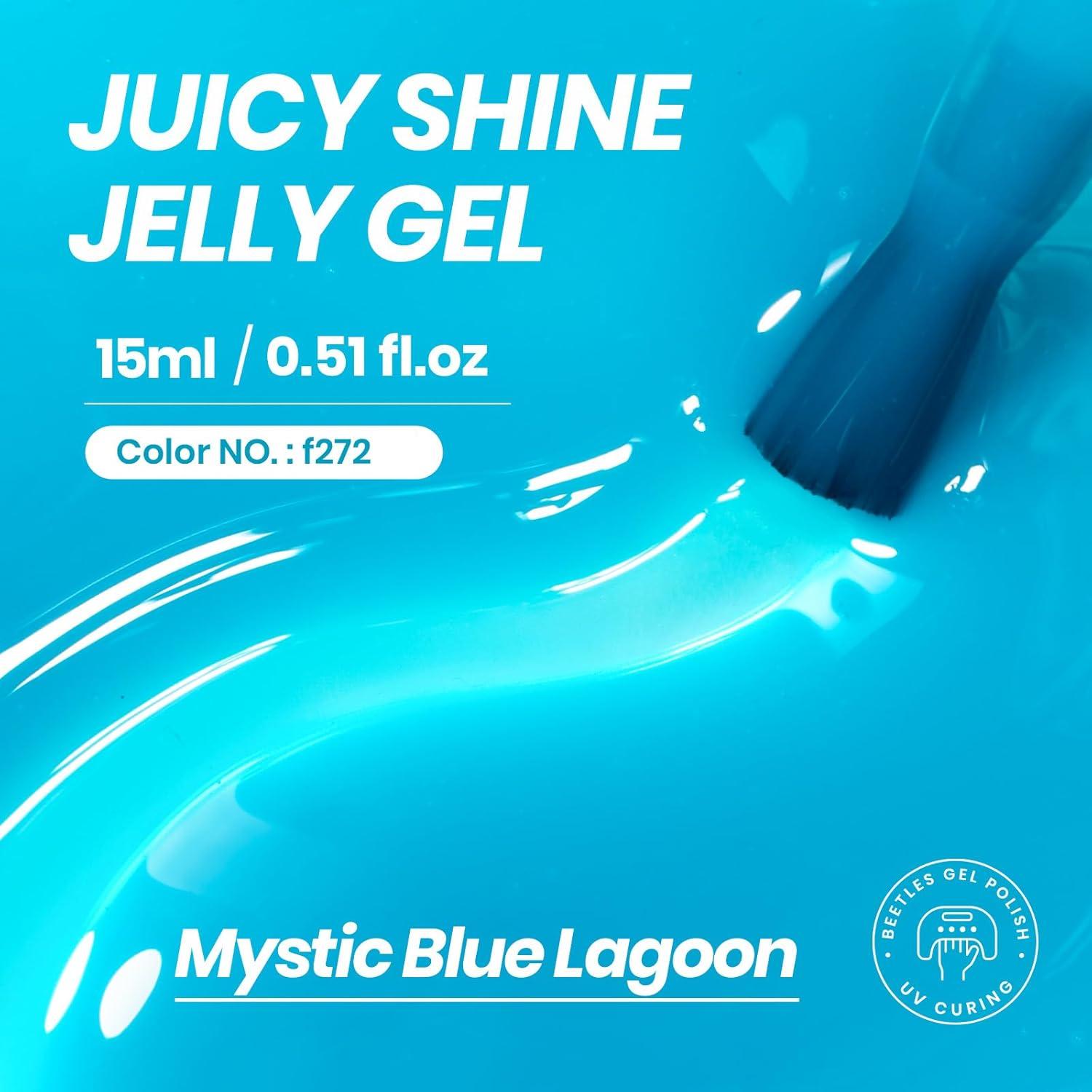 imageBeetles Halloween Gel Nail Polish  Luminous Orange Glow in the Dark Gel Polish Soak Off Uv LED Nail Lamp Halloween Nail Art Manicure Salon DIY Home 05OzMystic Blue Lagoonf272