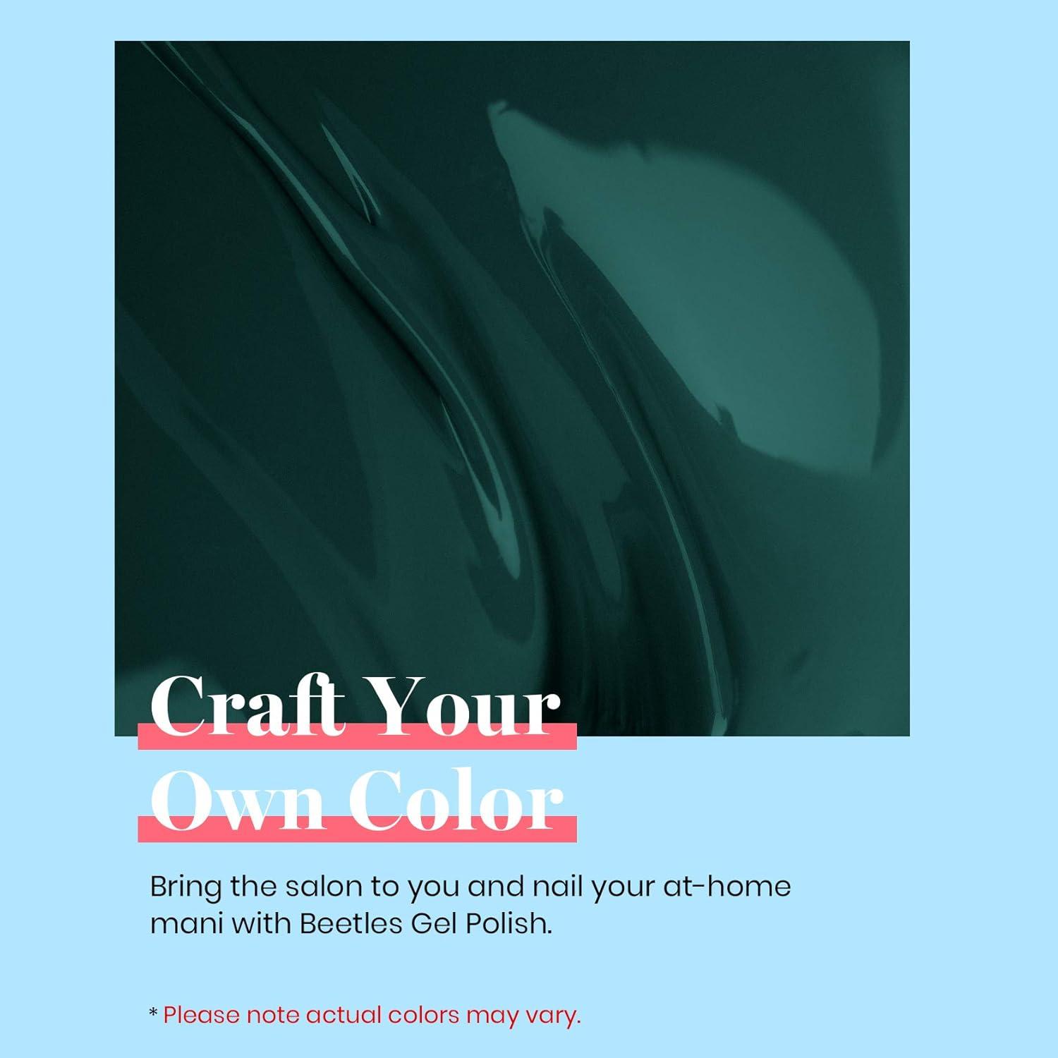 imageBeetles Halloween Gel Nail Polish  Luminous Orange Glow in the Dark Gel Polish Soak Off Uv LED Nail Lamp Halloween Nail Art Manicure Salon DIY Home 05Oz001Forest Green