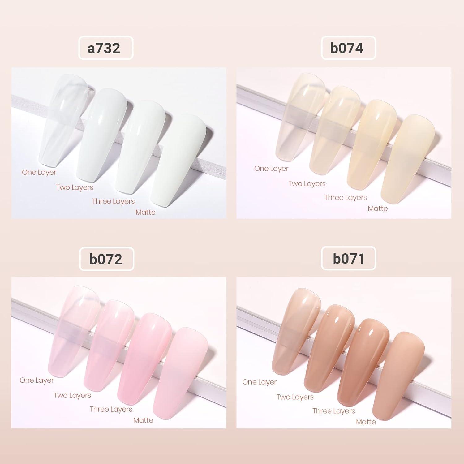 imageBeetles Halloween Gel Nail Polish  Luminous Orange Glow in the Dark Gel Polish Soak Off Uv LED Nail Lamp Halloween Nail Art Manicure Salon DIY Home 05Oz001Sheer Nude