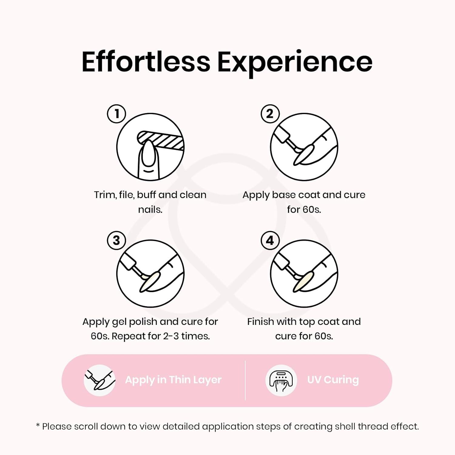 imageBeetles Halloween Gel Nail Polish  Luminous Orange Glow in the Dark Gel Polish Soak Off Uv LED Nail Lamp Halloween Nail Art Manicure Salon DIY Home 05OzSoft Afternoon