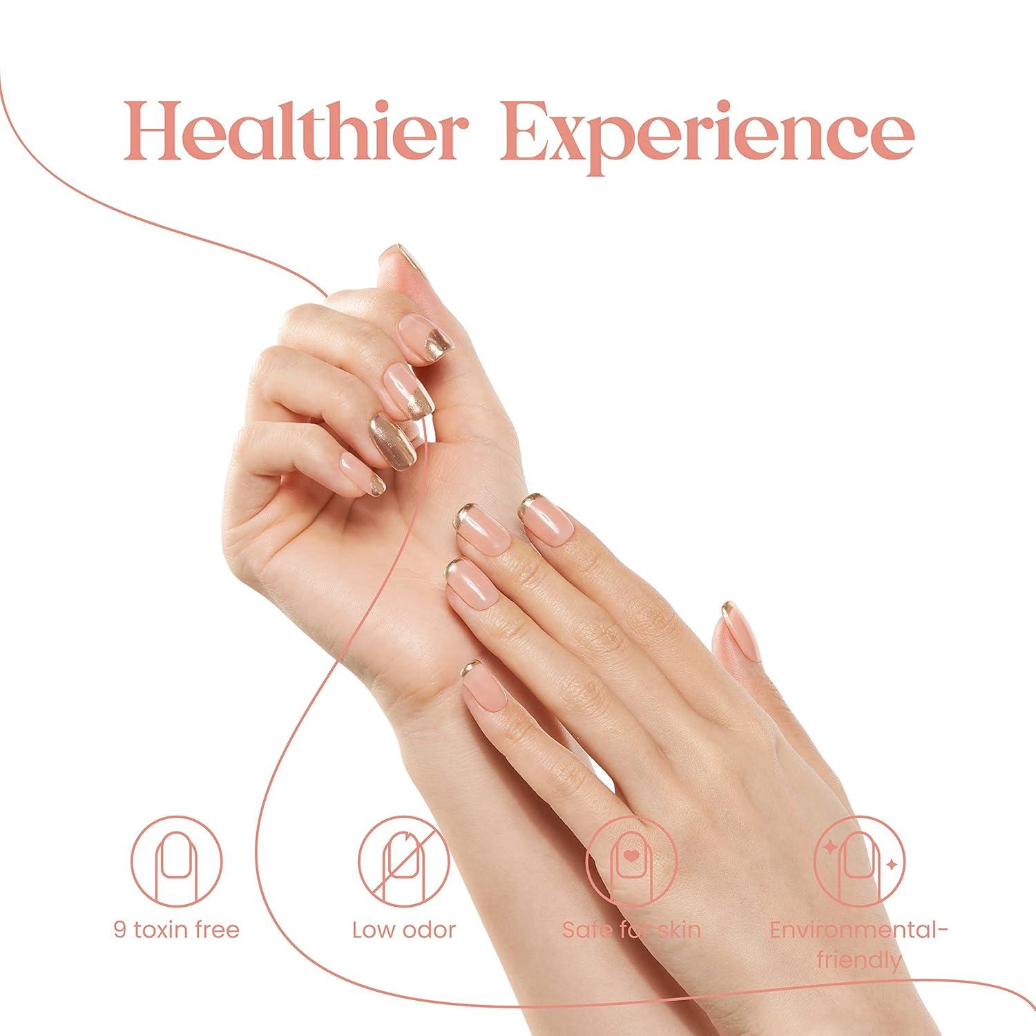 imageBeetles Halloween Gel Nail Polish  Luminous Orange Glow in the Dark Gel Polish Soak Off Uv LED Nail Lamp Halloween Nail Art Manicure Salon DIY Home 05Oz0BJelly Peach