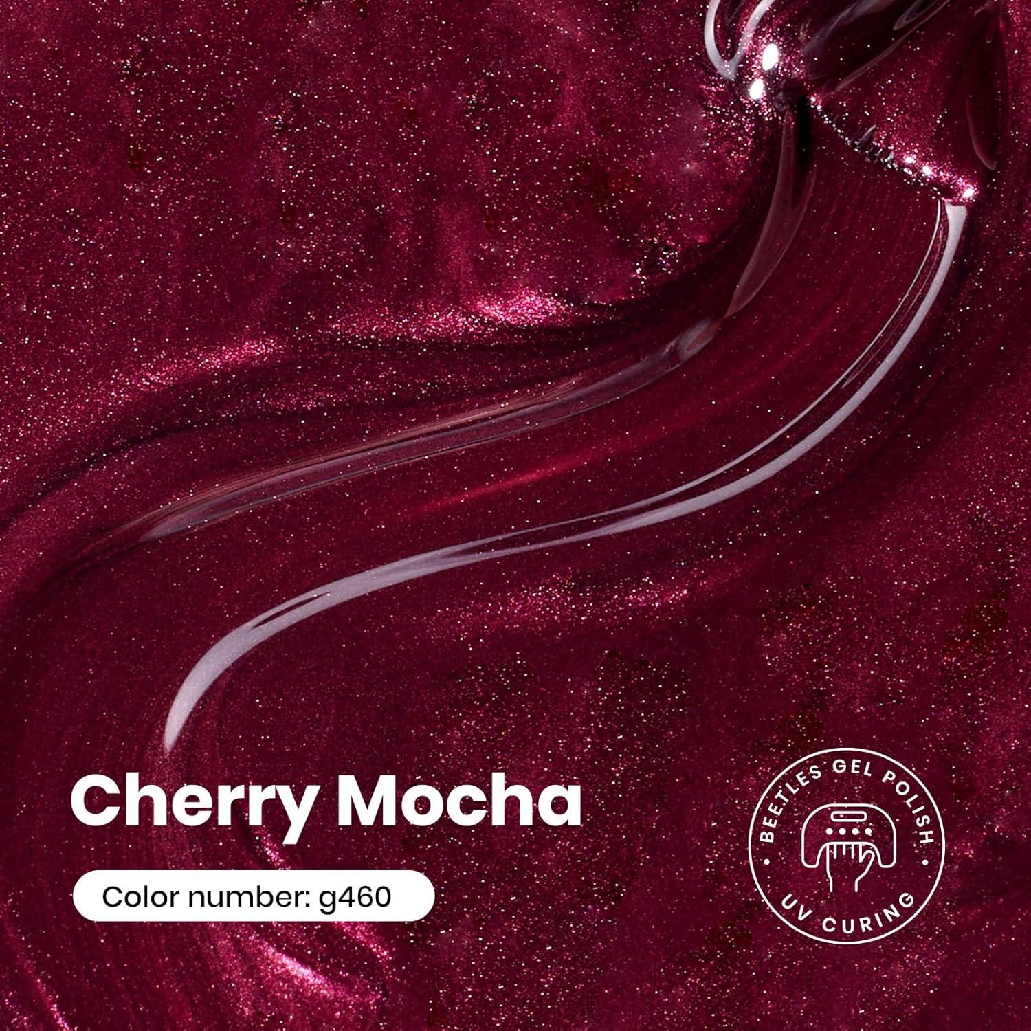 imageBeetles Halloween Gel Nail Polish  Luminous Orange Glow in the Dark Gel Polish Soak Off Uv LED Nail Lamp Halloween Nail Art Manicure Salon DIY Home 05OzCherry Mocha