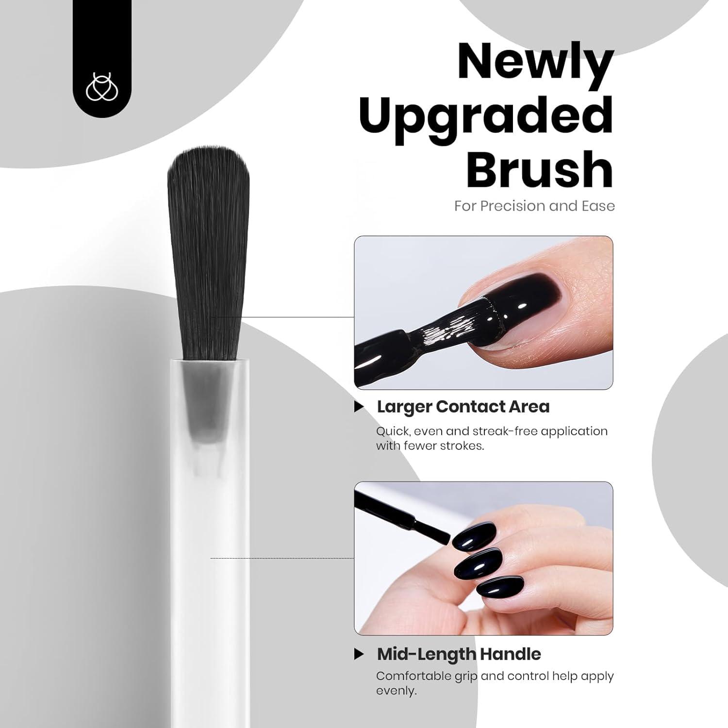 imageBeetles Jelly Gel Nail Polish Set  6 Colors 15ML Full Size Hema Free Nude Pink Brown Milky White Sheer Gel Polish Kit Translucent Effect Soak Off UV Colorful Bottle Gel Gift for WomenMonochrome Aesthetics