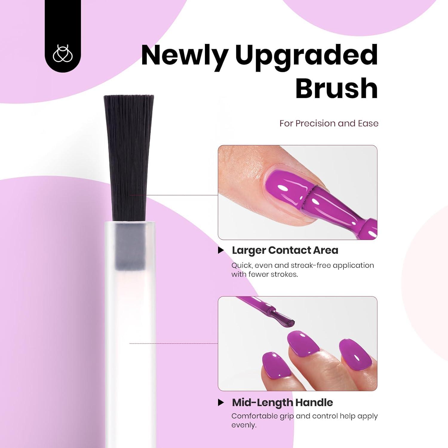 imageBeetles Jelly Gel Nail Polish Set  6 Colors 15ML Full Size Hema Free Nude Pink Brown Milky White Sheer Gel Polish Kit Translucent Effect Soak Off UV Colorful Bottle Gel Gift for WomenSpectrum Dance