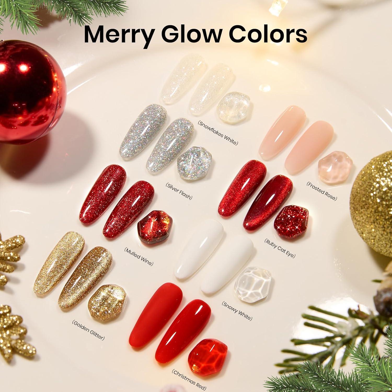 imageBeetles Jelly Gel Nail Polish Set  6 Colors 15ML Full Size Hema Free Nude Pink Brown Milky White Sheer Gel Polish Kit Translucent Effect Soak Off UV Colorful Bottle Gel Gift for WomenMerry Glow