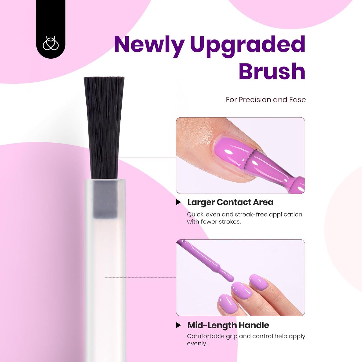 imageBeetles Jelly Gel Nail Polish Set  6 Colors 15ML Full Size Hema Free Nude Pink Brown Milky White Sheer Gel Polish Kit Translucent Effect Soak Off UV Colorful Bottle Gel Gift for WomenFairy Tale Dream