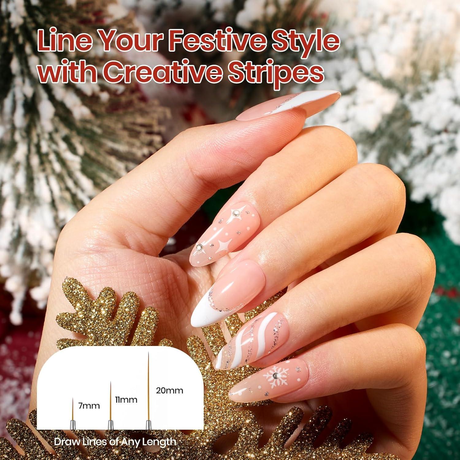 imageBeetles Jelly Gel Nail Polish Set  Ballet Dress Jelly Gel Polish 6 Colors Milky Pink Nude Pink Sheer Gel Nail Kit Transparent Effect Soak Off UV DIY Manicure French Nail Art Gifts for Women8pcs Nail Art Brushes