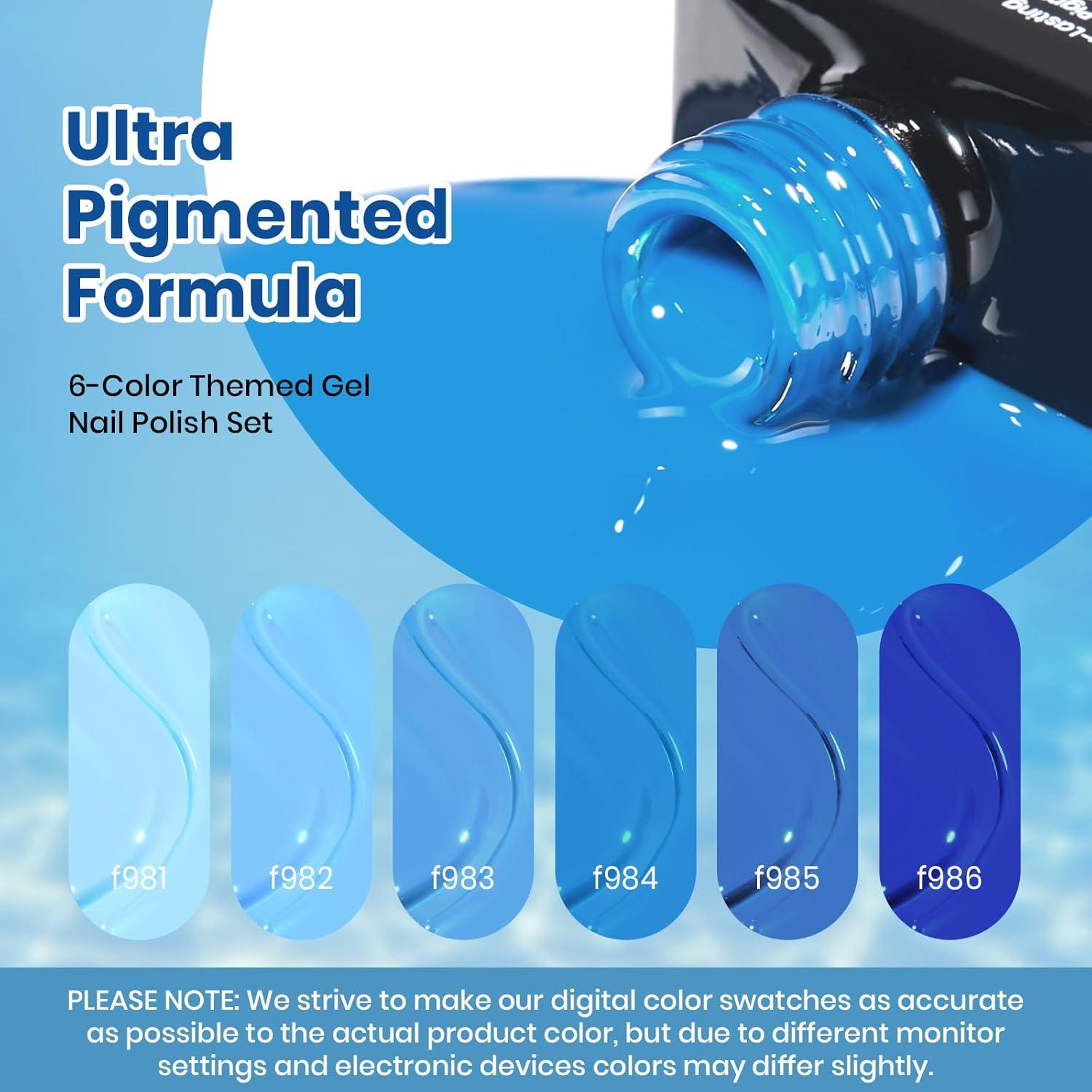 imageBeetles Jelly Gel Nail Polish Set  Ballet Dress Jelly Gel Polish 6 Colors Milky Pink Nude Pink Sheer Gel Nail Kit Transparent Effect Soak Off UV DIY Manicure French Nail Art Gifts for WomenOcean Range