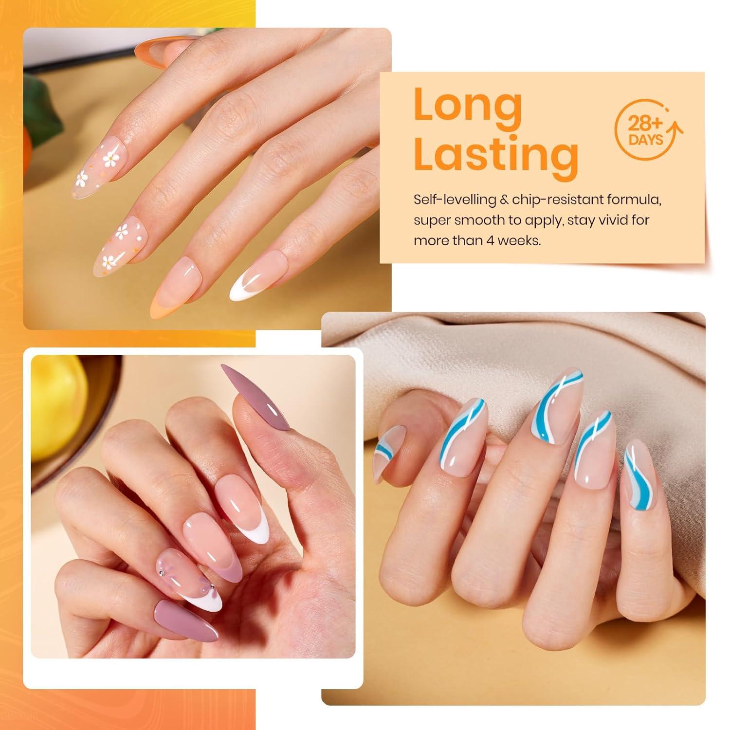 imageBeetles Jelly Gel Nail Polish Set  Ballet Dress Jelly Gel Polish 6 Colors Milky Pink Nude Pink Sheer Gel Nail Kit Transparent Effect Soak Off UV DIY Manicure French Nail Art Gifts for Women0FARMSTAND FRESH