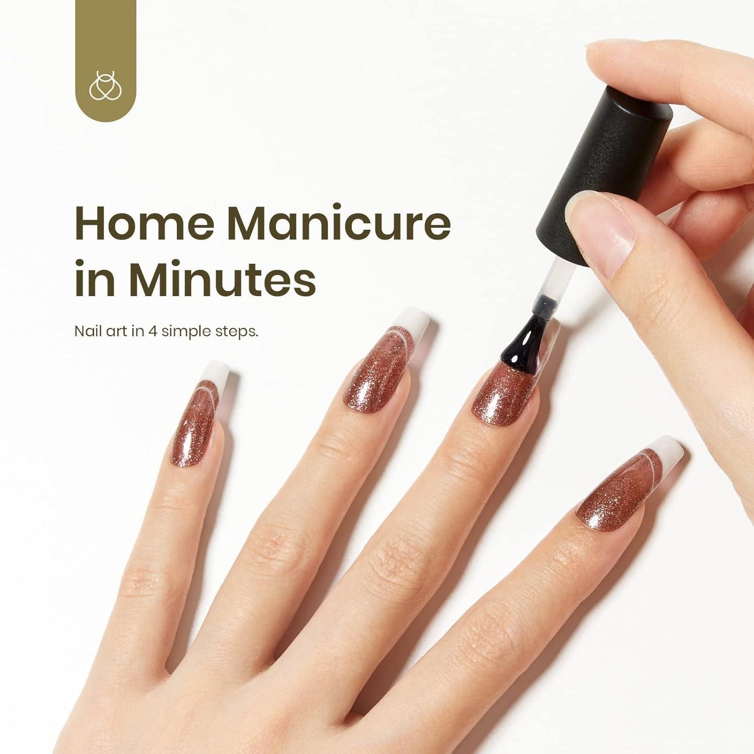 imageBeetles Jelly Gel Nail Polish Set 6 Colors Milky White Nude Pink Brown Sheer Gel Polish Kit Nail Concealer Translucent Effect Soak Off Uv French Nail Art Gift for Women Ultimate Monochrome CollectionGarden Glade 6 Colors Gel Polish Set