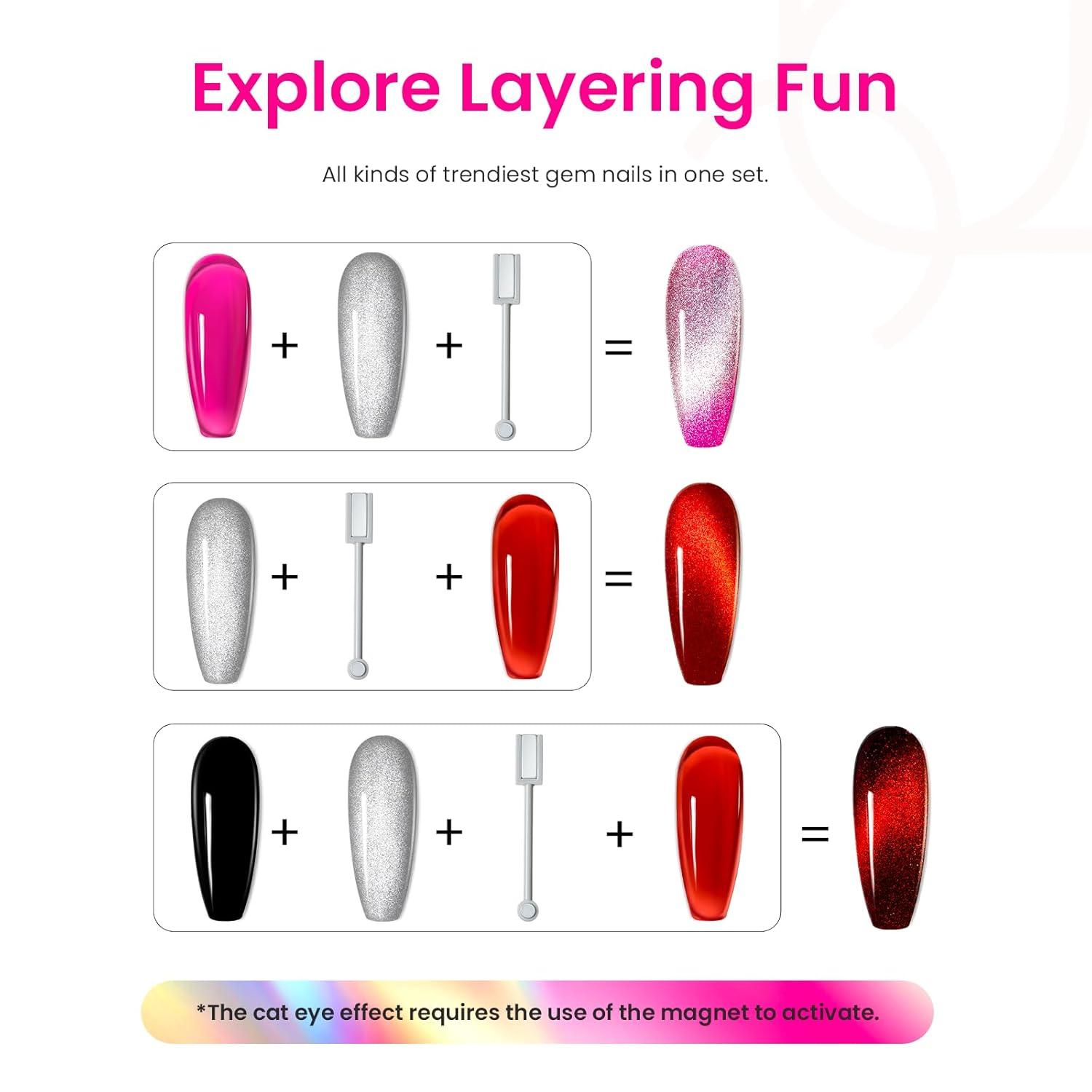 imageBeetles Jelly Gel Nail Polish Set 6 Colors Milky White Nude Pink Brown Sheer Gel Polish Kit Nail Concealer Translucent Effect Soak Off Uv French Nail Art Gift for Women Ultimate Monochrome Collection0Joyful exploration