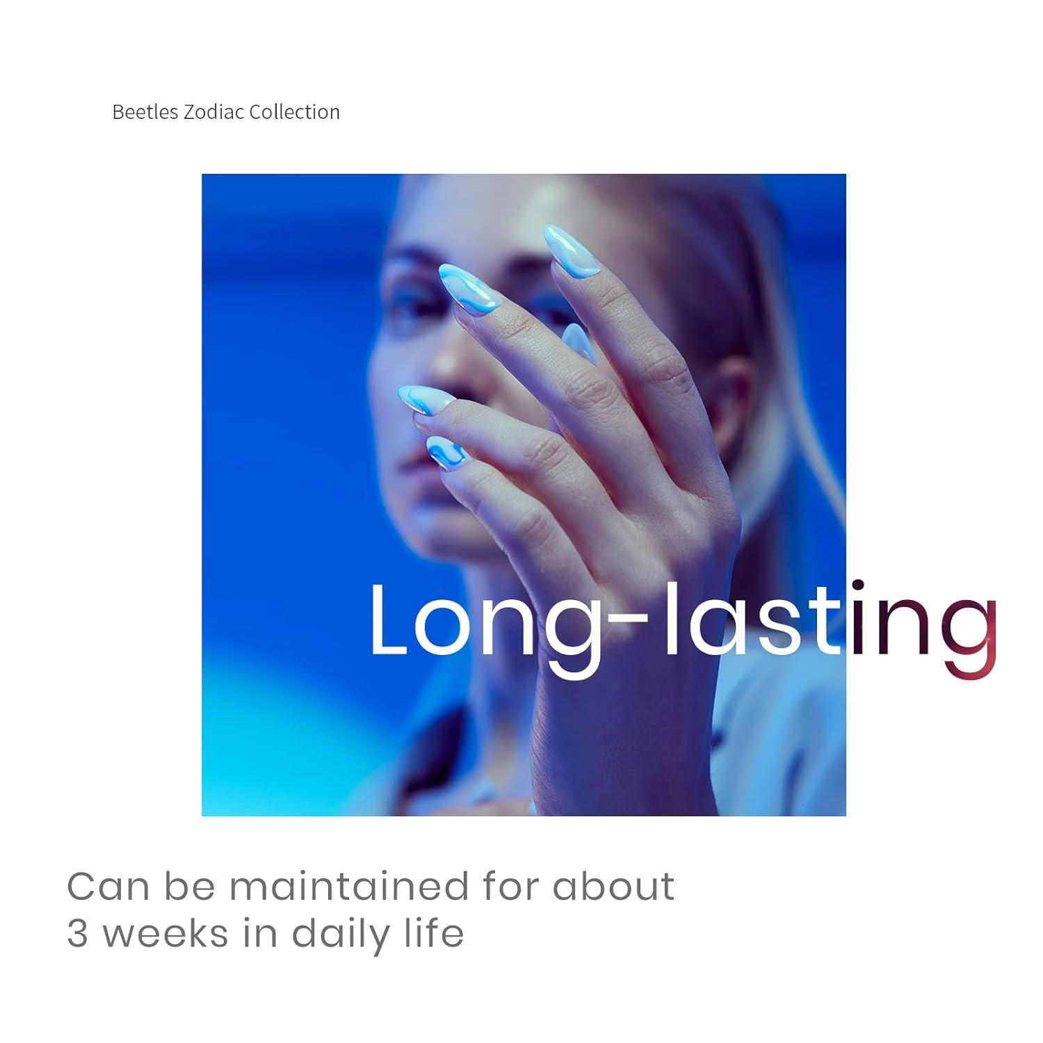 imageBeetles Jelly Gel Nail Polish Set 6 Colors Milky White Nude Pink Brown Sheer Gel Polish Kit Nail Concealer Translucent Effect Soak Off Uv French Nail Art Gift for Women Ultimate Monochrome Collection02Aquarius