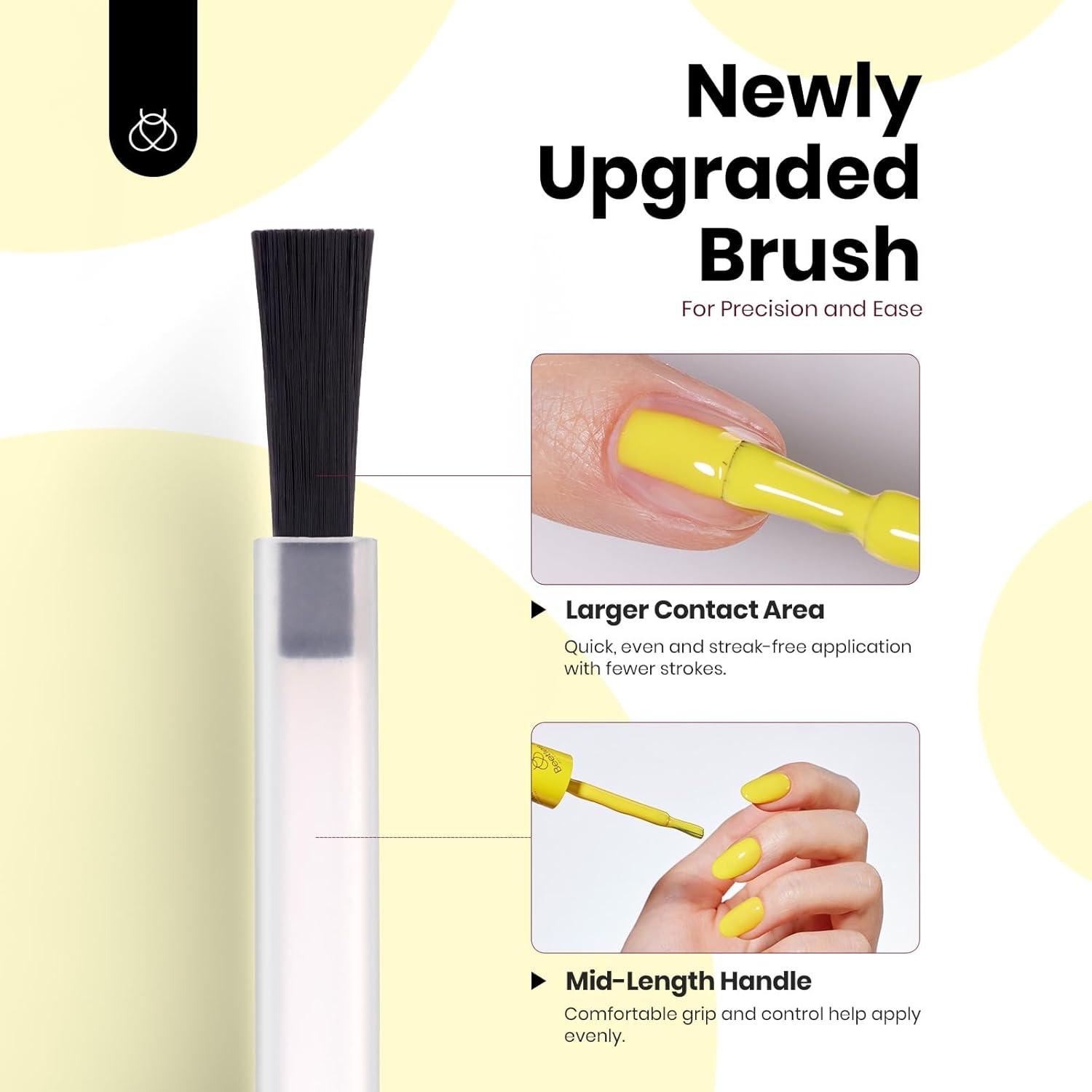 imageBeetles Nude Pink Gel Nail Polish  Misty Rose Jelly Gel Polish Hema Free Natural Nude Pink Nail Polish Nail Concealer Sheer Translucent Effect Soak Off UV Nail Art Manicure Gift for Women 15MLHemafree Sunrise Glow