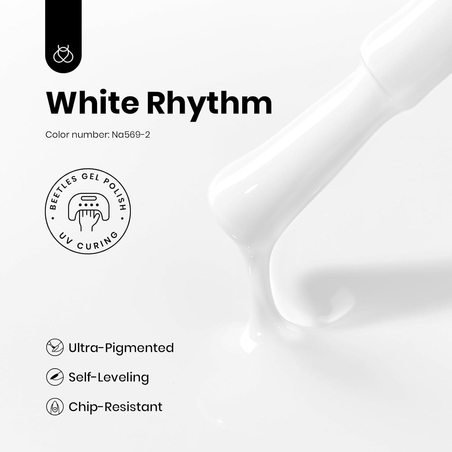 imageBeetles Nude Pink Gel Nail Polish  Misty Rose Jelly Gel Polish Hema Free Natural Nude Pink Nail Polish Nail Concealer Sheer Translucent Effect Soak Off UV Nail Art Manicure Gift for Women 15MLHema Free white Rhythm