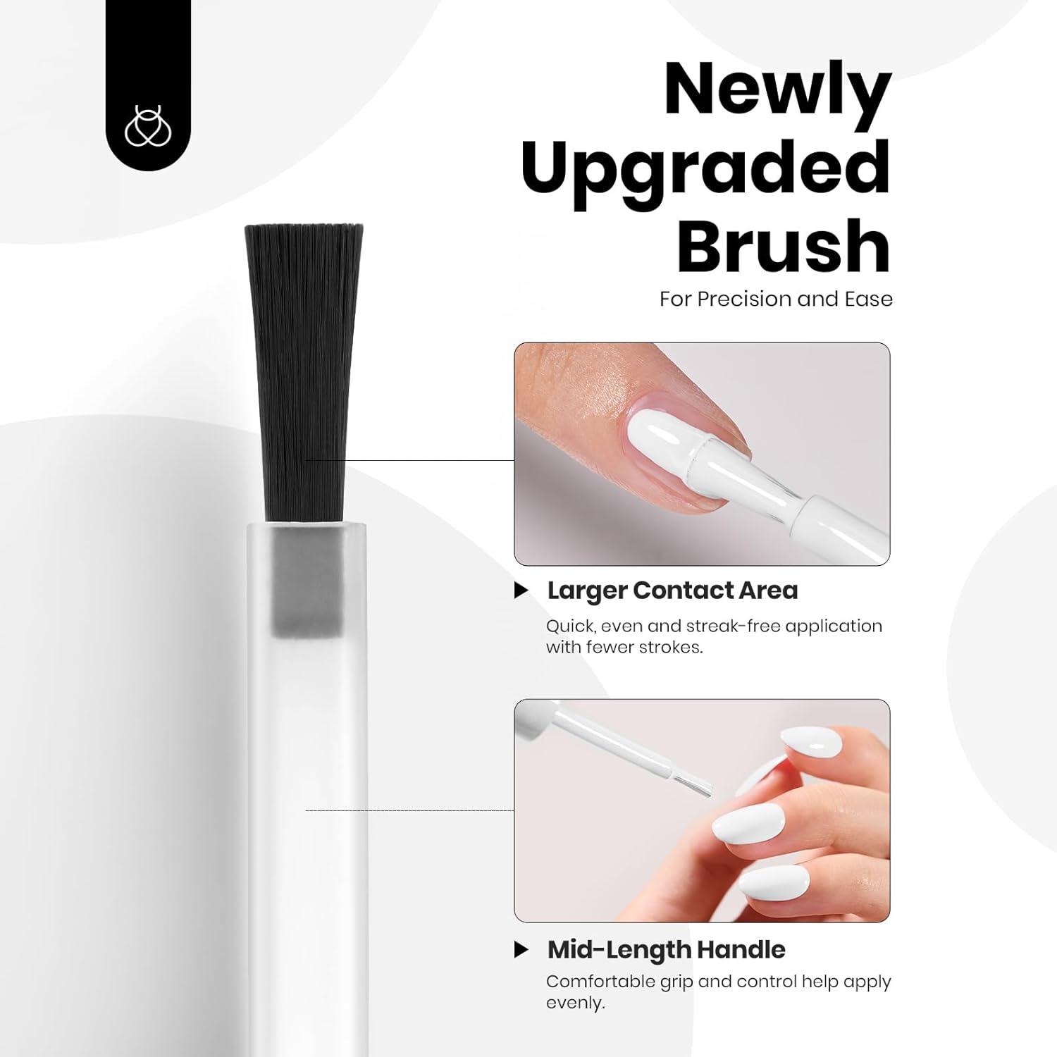 imageBeetles Nude Pink Gel Nail Polish  Misty Rose Jelly Gel Polish Hema Free Natural Nude Pink Nail Polish Nail Concealer Sheer Translucent Effect Soak Off UV Nail Art Manicure Gift for Women 15MLHema Free white Rhythm