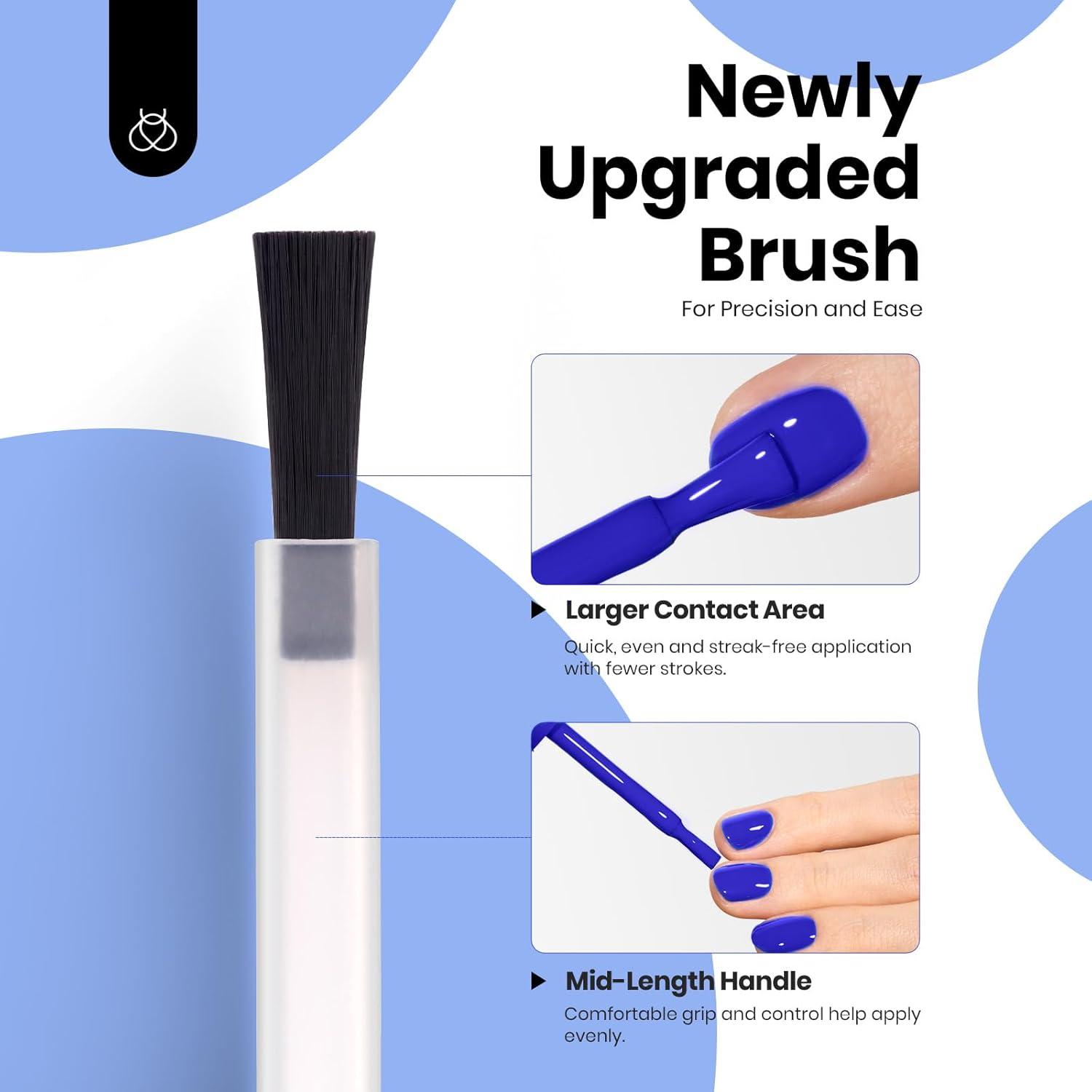 imageBeetles Nude Pink Gel Nail Polish  Misty Rose Jelly Gel Polish Hema Free Natural Nude Pink Nail Polish Nail Concealer Sheer Translucent Effect Soak Off UV Nail Art Manicure Gift for Women 15MLEternal Blue