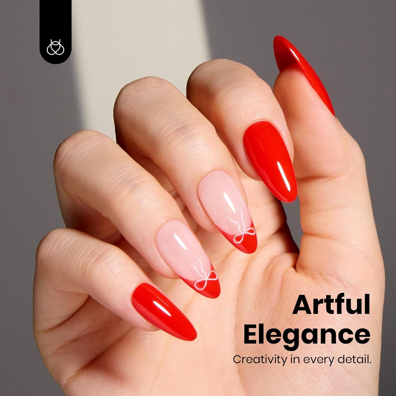 imageBeetles Nude Pink Gel Nail Polish  Misty Rose Jelly Gel Polish Hema Free Natural Nude Pink Nail Polish Nail Concealer Sheer Translucent Effect Soak Off UV Nail Art Manicure Gift for Women 15MLHemafree Crimsom Harmony