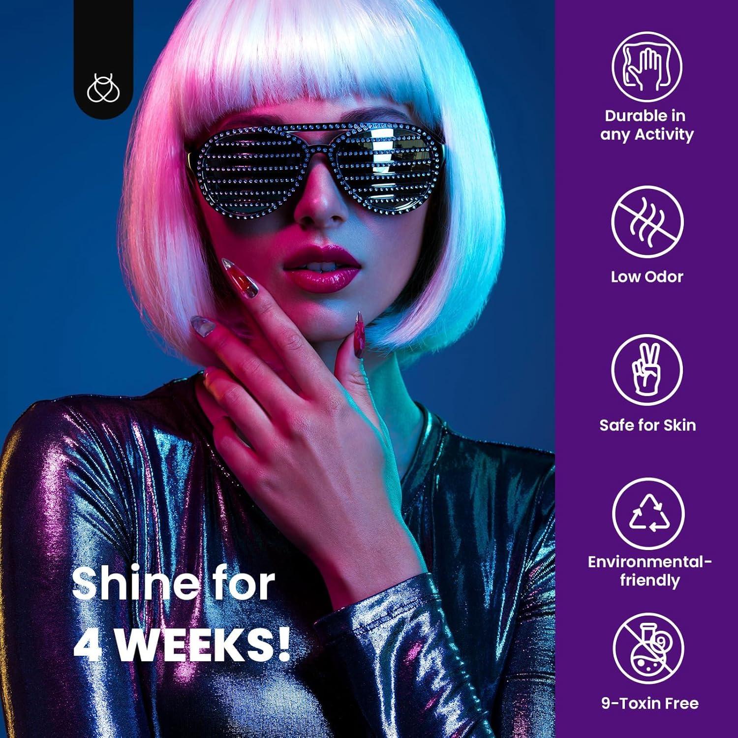 imageBeetles Pearl Gel Nail Polish 6 Colors Shimmer Cat Eye Holographic Glitter Nail Polish Set with Magnet Rainbow Mermaid Swirl Shell Thread Purple Pink Blue Green Velvet Gel Manicure Gifts for Women0Jelly Magic