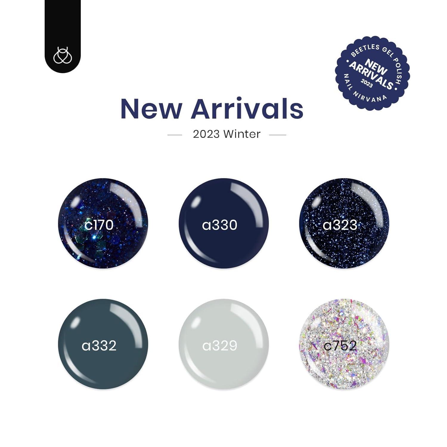 imageBeetles Pearl Gel Nail Polish 6 Colors Shimmer Cat Eye Holographic Glitter Nail Polish Set with Magnet Rainbow Mermaid Swirl Shell Thread Purple Pink Blue Green Velvet Gel Manicure Gifts for Women14A3 Starry Nightfall