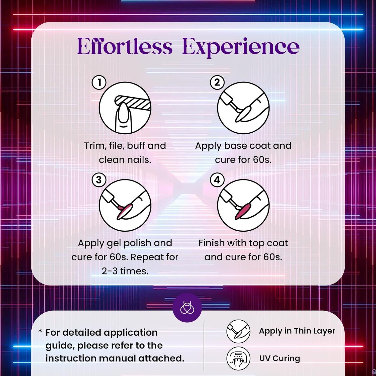 imageBeetles Pearl Gel Nail Polish 6 Colors Shimmer Cat Eye Holographic Glitter Nail Polish Set with Magnet Rainbow Mermaid Swirl Shell Thread Purple Pink Blue Green Velvet Gel Manicure Gifts for Women0Jelly Magic