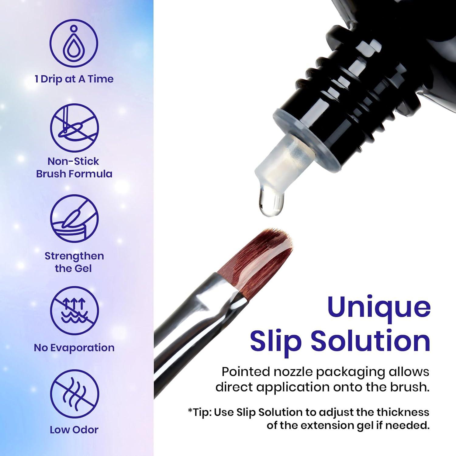 imageBeetles Poly Nail Gel Kit  6 Colors Jelly Nude Extension Kit with Slip Solution Builder Nail Enhancement for Beginner ampamp Professional Long Lasting DIY Home Christmas Gift for Women UV ampamp LED Needed0Mermaid Glow